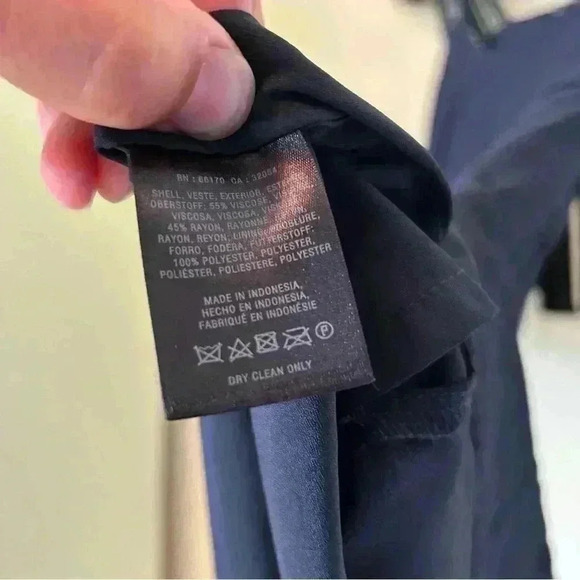 Anthropologie Maeve Navy Blue Crochet Tiered Layered Tisana Dress - Picture 8 of 9